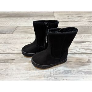 Cat & Jack Black Winter boots Girls Toddler Size 5